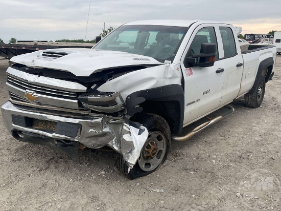 2018 CHEVROLET SILVERADO 2500 HD ***INOP*** LT DOUBLE CAB 4X4 PICKUP VIN: 1GC2KUEY8JZ288808