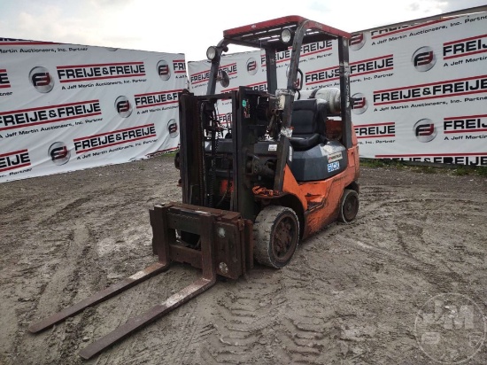 TOYOTA 7FGCU25 CUSHION TIRE FORKLIFT SN: 76280