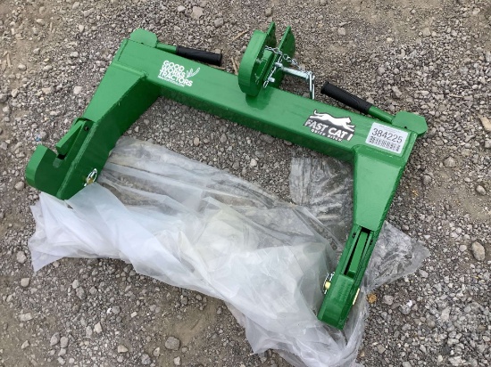 UNUSED GOOD WORKS FAST CAT 1 TRACTOR QUICK ATTACH