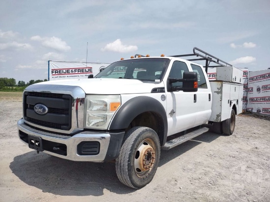 2016 FORD F-550 XL CREW CAB S/A UTILITY TRUCK VIN: 1FD0W5HT2GEA74054