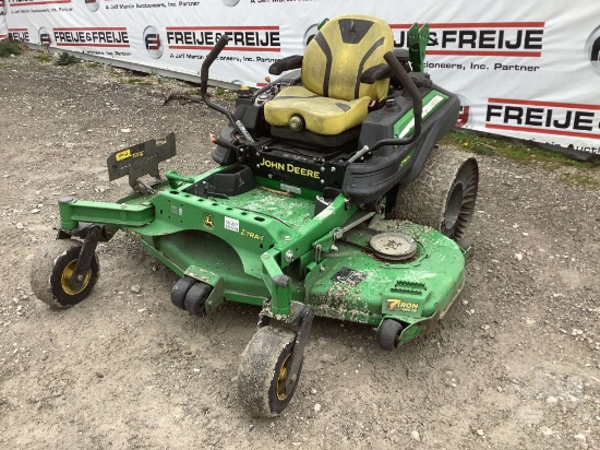 2018 JOHN DEERE Z 960M ZERO TURN SN: 1TC960MDKJT060350