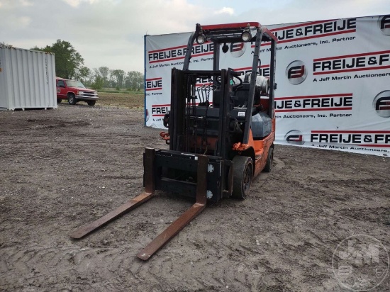 TOYOTA 7FGCU25 CUSHION TIRE FORKLIFT SN: 75822