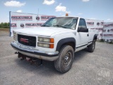 2000 GMC SIERRA REGULAR CAB 4X4 PICKUP VIN: 1GTHK34R6YR198873