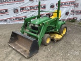 JOHN DEERE 445 RIDING MOWER SN: N/A
