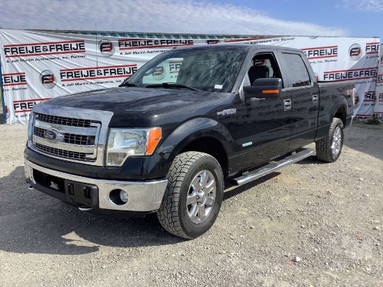 2014 FORD F-150 XLT CREW CAB 4X4 PICKUP VIN: 1FTFW1ET5EFB41037