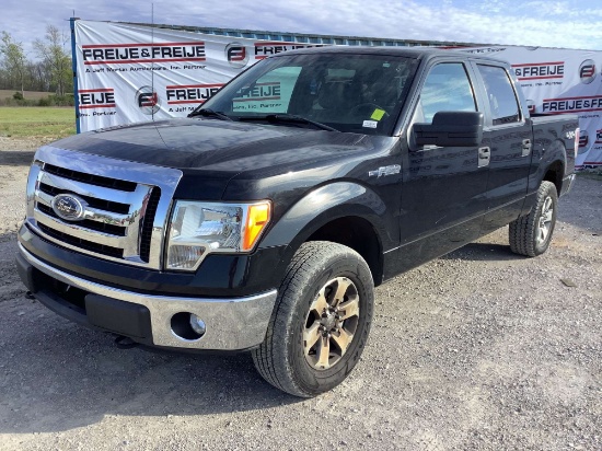 2012 FORD F-150 XLT CREW CAB 4X4 PICKUP VIN: 1FTFW1EF9CFB26399