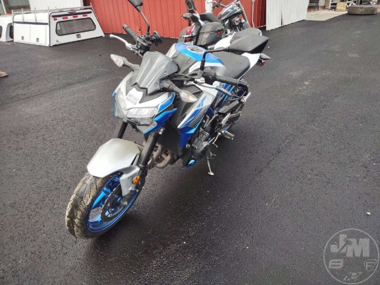 2020 KAWASAKI ZR900 F MOTORCYCLE VIN: ML5ZEDF10LDA39704