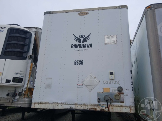 2006 STRICK COMMERCIAL TRAILER STRICK COMMERCIAL TRAILER 53'X102" VAN TRAILER VIN: 1S12E95346E508723