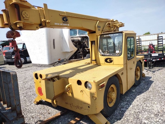 GROVE IND 24 HO7 CARRY DECK CRANE SN: 41061