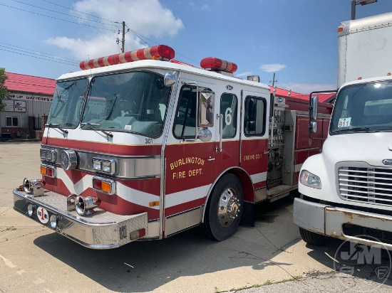 1990 FIRE APPARATUS VIN: 46JPBAA86L1003197 SINGLE AXLE FIRE PUMPER TRUCK