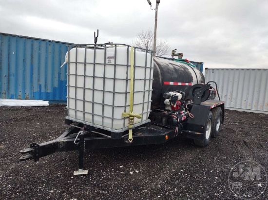 Custom Built Fuel/Service Trailer Tandem Axle, Honda Gx160 Air Compressor,