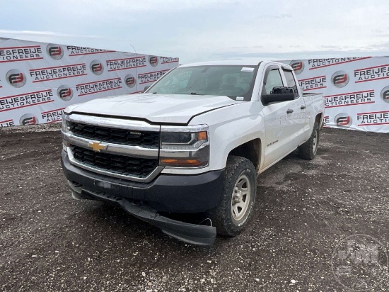 2018 Chevrolet Silverado Double Cab 4x4 Pickup Vin: 1gcvknec0jz101438