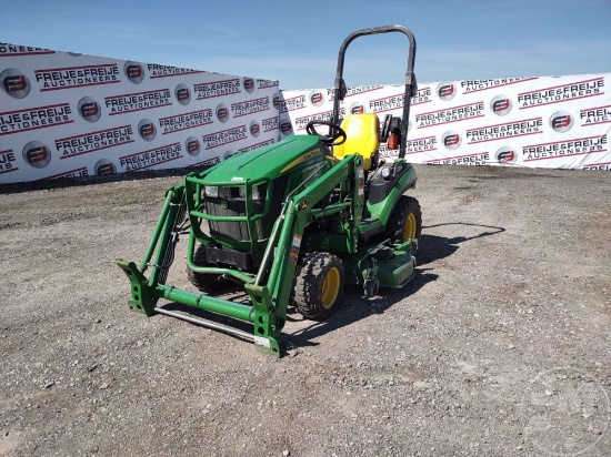 2016 John Deere 1025r 4x4 Tractor W/ Loader Sn: Lv1025rrpgg103581