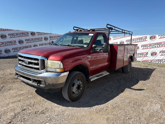 2002 Ford F-550 S/A Mechanics Truck Vin: 1fdaf56f12ed12342