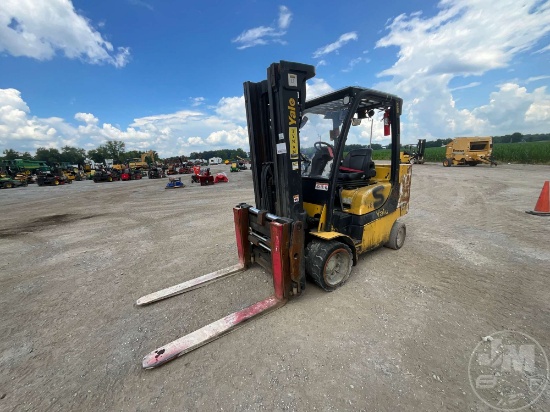 2019 Yale Glc100vxnkse092 8800 Cushion Tire Forklift Sn: G818v03508t