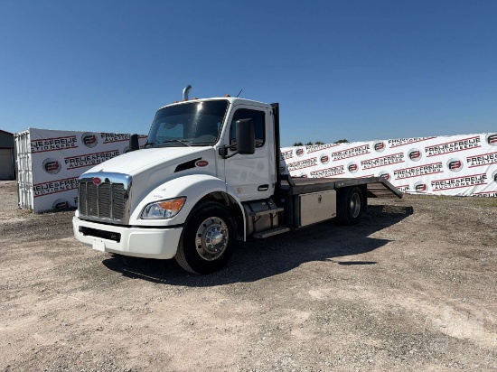 2024 Peterbilt 537 Single Axle Regular Cab Flatbed Truck Vin: 2npmhj7x3rm658312