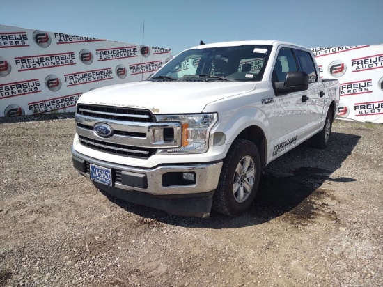 2019 FORD F-150 XLT CREW CAB 4X2 PICKUP VIN: 1FTEW1C56KKC38606