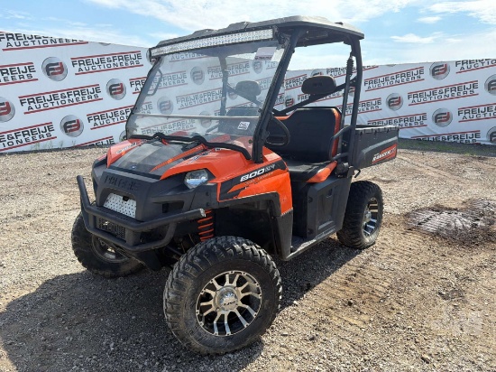 2012 POLARIS 800 EFI UTV SN: 4XATH76A9CE641239
