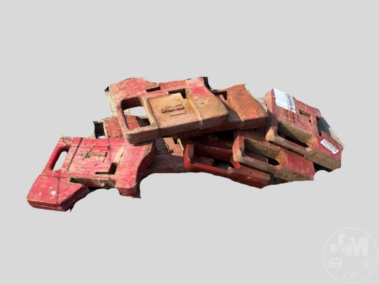 7 INTERNATIONAL HARVESTER TRACTOR WEIGHTS 50LBS EACH.