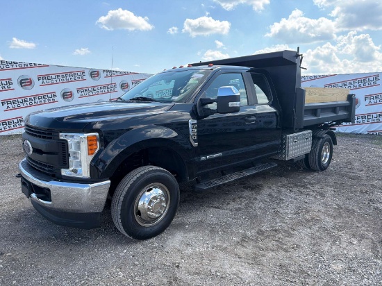 2018 FORD F-350 SINGLE AXLE DUMP TRUCK VIN: 1FD8X3HT6JEC14134