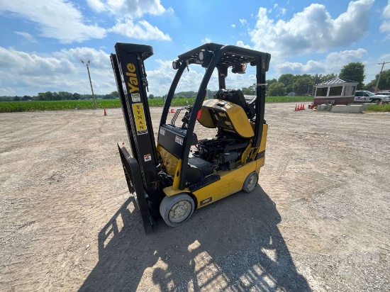 2017 Yale Glc040svxnrse078 3600 Cushion Tire Forklift Sn: D809v02553r