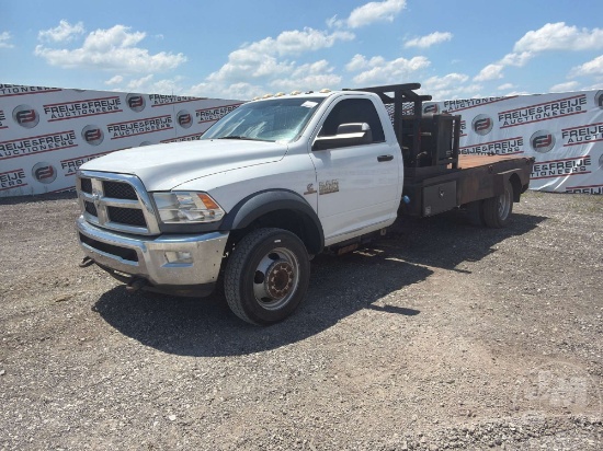2016 Ram 5500 Regular Cab Flatbed Truck Vin: 3c7wrmcl2gg228278