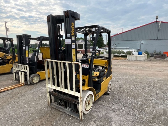 2020 Yale Glc050vxneae088 4500 Cushion Tire Forklift Sn: C910v13461u