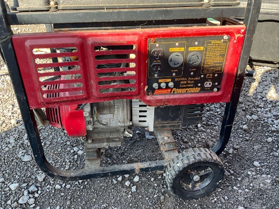 Honda Pm0564302 4000 Watts Portable Generator Sn: 67920567