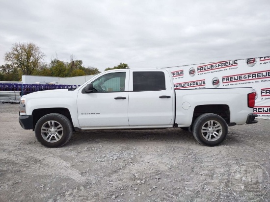 2018 Chevrolet Silverado 1500 Crew Cab 4x2 Pickup Vin: 3gcpcnec9jg634622
