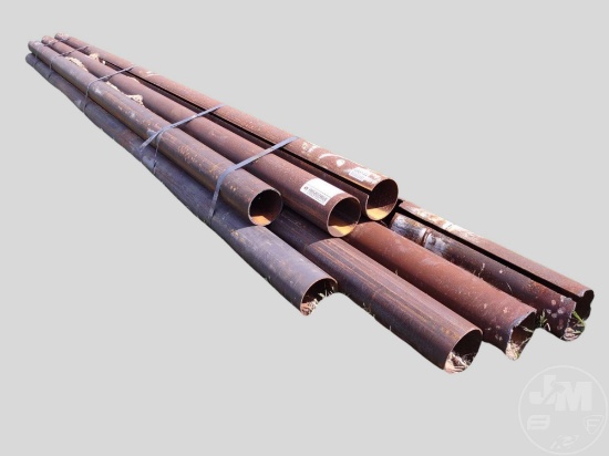 7 PIECES HOT ROLLED 6" OD X .188" PIPE 17.5
