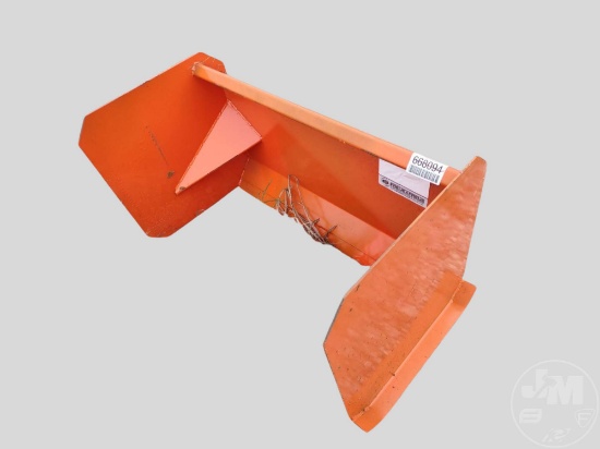 UNUSED MINI UNIVERSAL ATTACH SKID STEER SNOW PUSHER 36 INCH