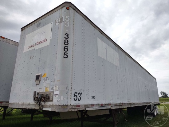 1999 STRICK COMMERCIAL TRAILER STRICK COMMERCIAL TRAILER VAN TRAILER VIN: 1S12E9537XE443965