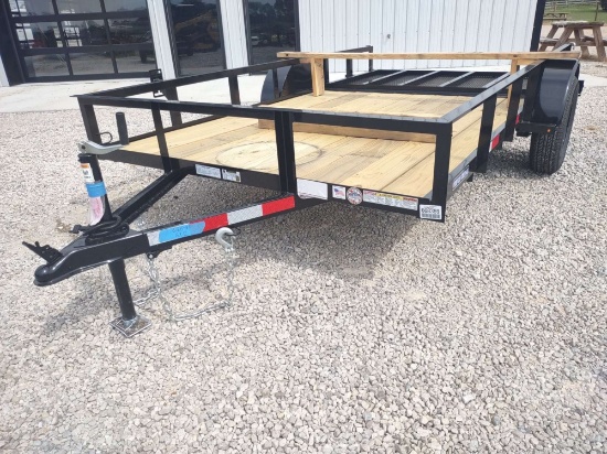 2027 Triple Crown Utility Trailer 6'X12' Vin: 1xnbu1219v2051881