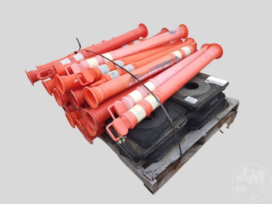 Unknown Amount Of Safety Cones And Bases