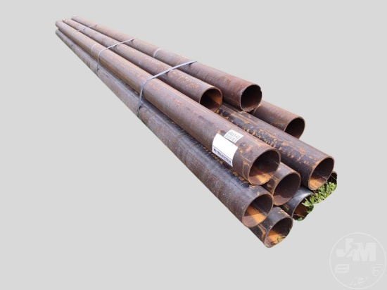 10 PIECES HOT ROLLED 6.625" OD X .250" PIPE 19.5