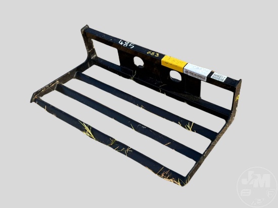 HEAVY-DUTY MIMI SKID STEER LAND PLANE/LAND LEVELER ATTACHMENT.