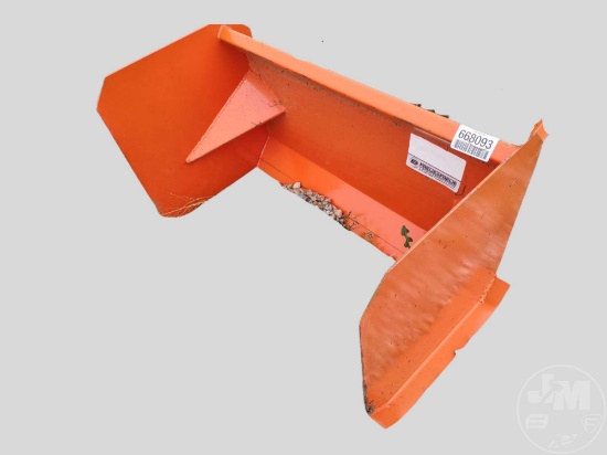 UNUSED MINI UNIVERSAL ATTACH SKID STEER SNOW PUSHER 36 INCH