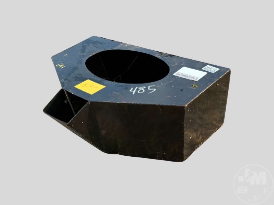HEAVY DUTY STEEL MINI SKID STEER CONCRETE BUCKET ATTACHMENT.
