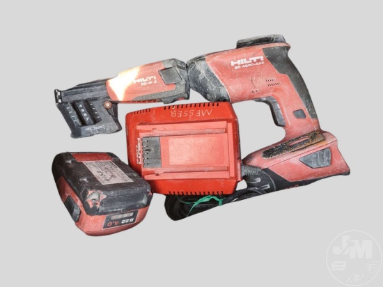 HILTI SD 4500-A22 CORDLESS DRYWALL SCREWDRIVER WITH CHARGER BATTERY AND