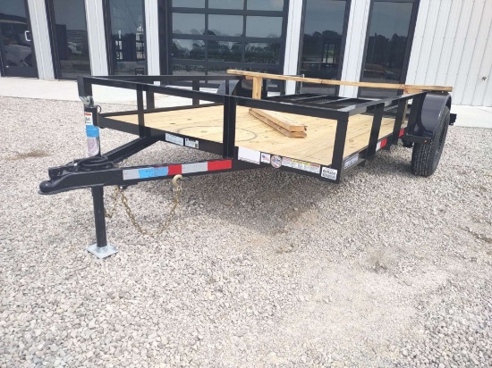 2027 TRIPLE CROWN UTILITY TRAILER 6'X12' VIN: 1XNBU1210V2051882