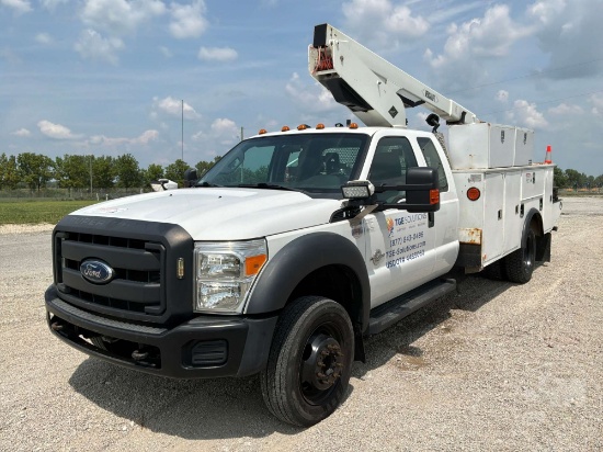 Versalift 2013 Ford F-550xl Telescopic Bucket Truck Vin: 1fd0x5ht8deb53480