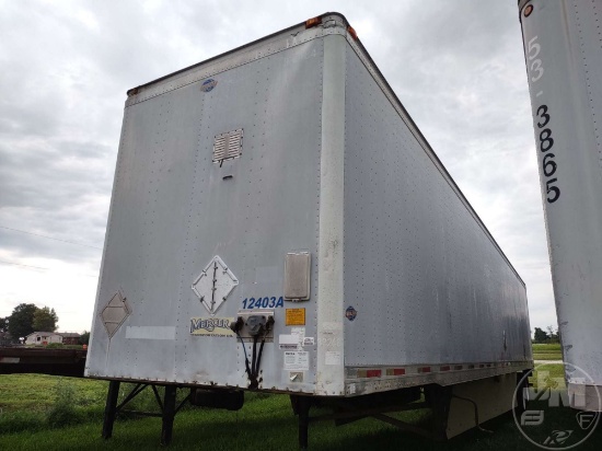 1999 UTILITY TRAILER MANUFACTURER UTILITY TRAILER MANUFACTURER VAN TRAILER VIN: 1UYVS2532XP863402