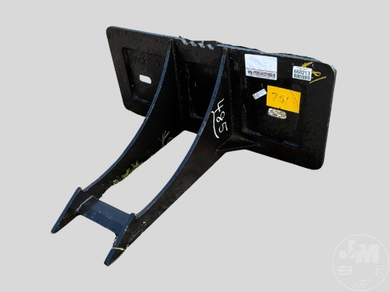 GT-RD HEAVY-DUTY SKID STEER STUMP BUCKET OR TREE/ROOT DIGGER ATTACHMENT.