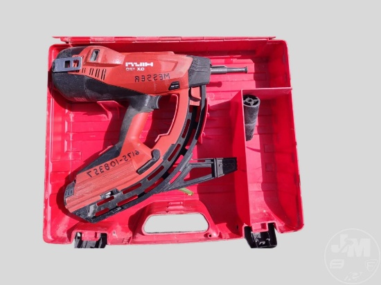 HILTI GX 120 GAS-ACTUATED FASTENING TOOL.