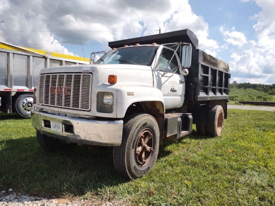 1990 Gmc C7 Single Axle Dump Truck Vin: 1gdl7h1p1lj606131