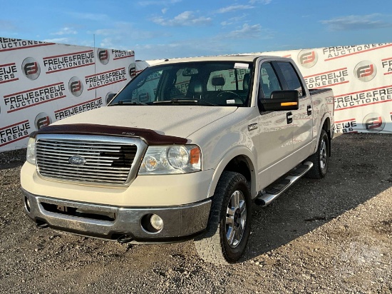2008 Ford F-150 Lariat Crew Cab 4x4 Pickup Vin: 1ftpw14v38fb84349