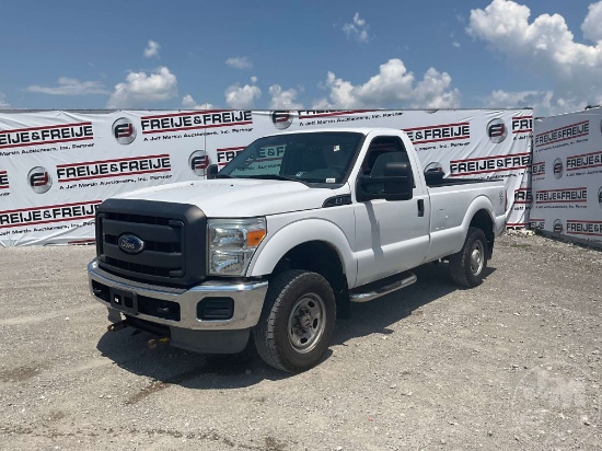 2013 Ford F-250 Xl Regular Cab 4x4 Pickup Vin: 1ftbf2b66dea30472