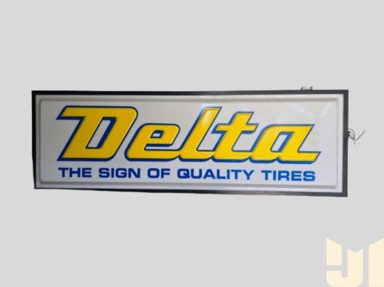 DELTA QUALITY TIRES SIGN