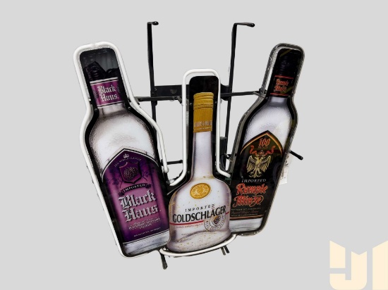 BLACK HAUS, GOLDSCHLAGER, RUMPLE MINTS, NEON SIGN