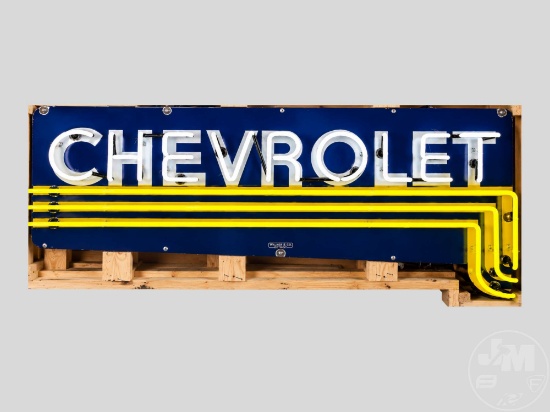 CHEVROLET DEALERSHIP SIGN MEASURING OVER 5 FEET LONG AND OVER